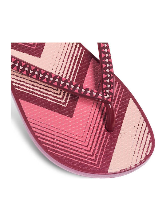 Șlapi În Culoare Burgundy Model