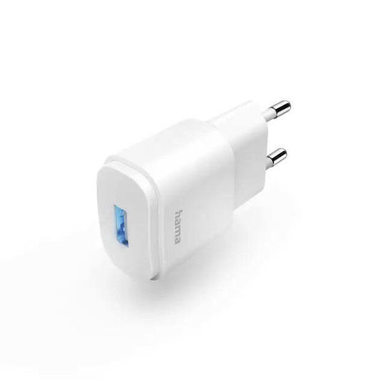 HAMA Încărcător Fără Cablu cu Port USB-A 6W Albς (00201645)