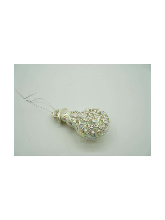 Hängender Schneemann Ornament Kunststoff 13x8cm
