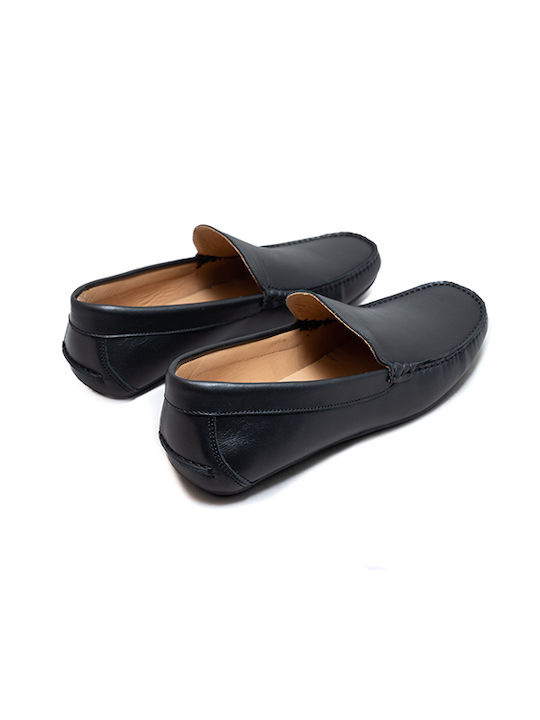 Men's Leather Moccasins Black