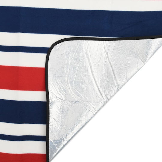 vidaXL Κουβέρτα Πικ Νικ 150x150cm σε Κόκκινο χρώμα