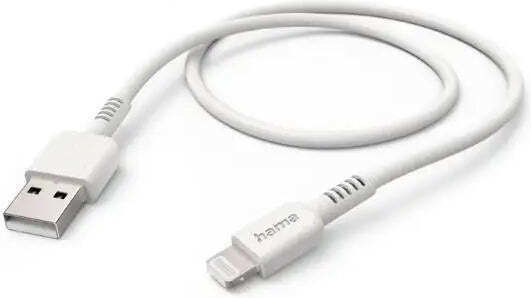 HAMA USB-A to Lightning Cable White 1m 00187283