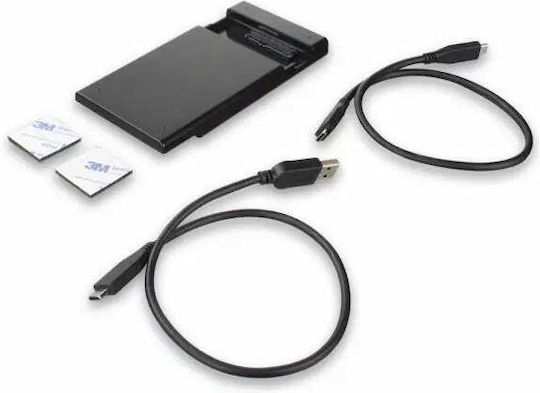 Hard Drive Enclosure Act Ac1225 Sata 2.5" Usb-c 3.2 Gen2 Black