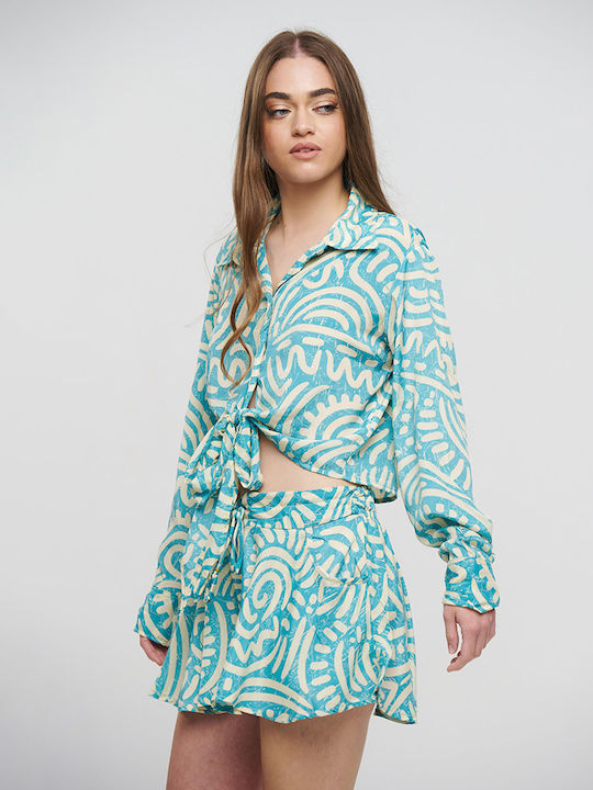 Ble Resort Collection Женско Къси панталони Плажно облекло Turquoise