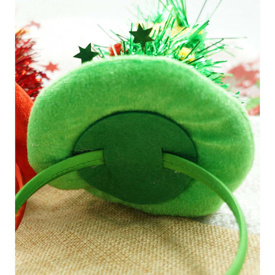 Christmas Headband Green with Pattern Tree