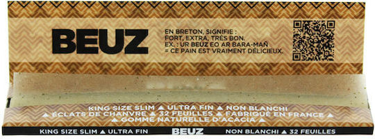 Beuz Foițe de Țigări Rulate Slim King Size 32 foi 1buc
