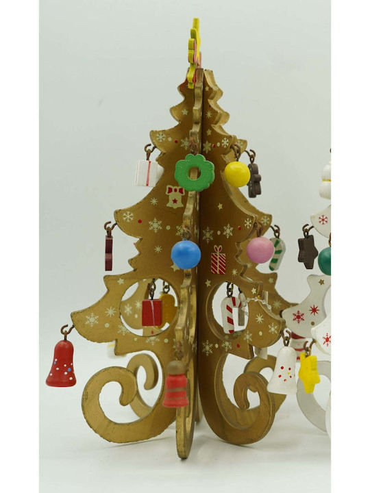 Weihnachtsdekoration Baum 20cm Gold