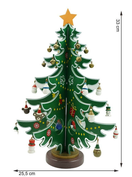 Weihnachtsdekoration Baum Klassisch 33cm Grün