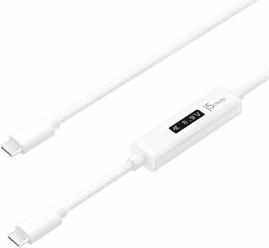 Charging Cable J5create Jucp14 Power Meter Usb-c