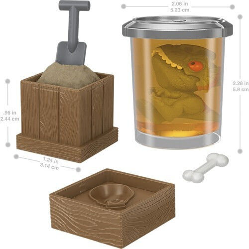 Mattel Jurassic World Crushivores Dilophosaurus Σειρά 1 Δεινόσαυρο Έκπληξη Hvb32