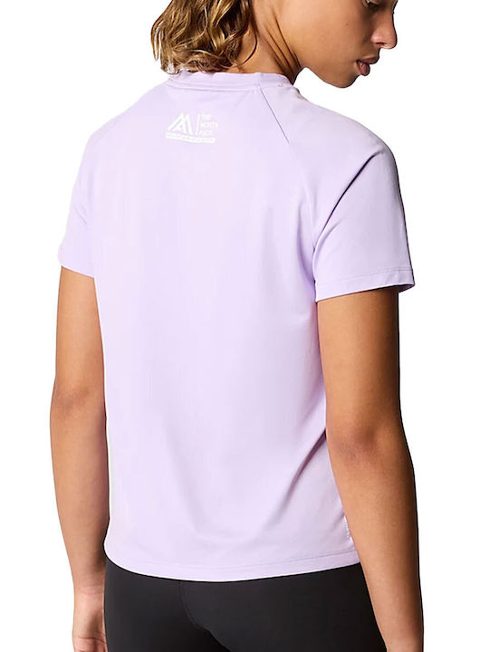 The North Face Mountain Athletics Feminin Sport Tricou Liliac