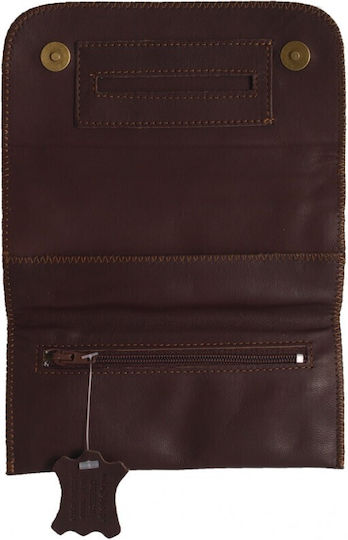 Djo Leather Tobacco Pouch With Magnetic Clasp Handmade clasp