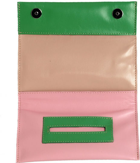 Djo Lederne Tabaktasche mit magnetischem Verschluss Handmade clasp