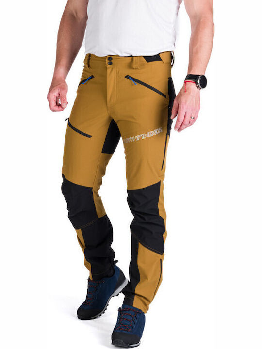 Northfinder Bărbați Lung Pantaloni de drumeție Galben