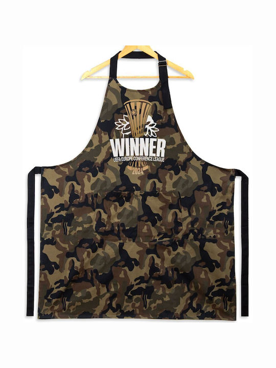 Kariban Europa Conference League Winner Șorț de Bucătărie 31.5x20cm KP_24756_apron-army 1buc