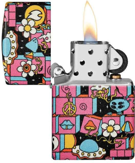 Zippo Ветроустойчив Запалка с Пламък в Зелен Цвят