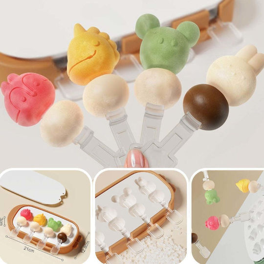 Formă de Patiserie Înghețată / Ice Lolly 21x12.8x3buc 1buc
