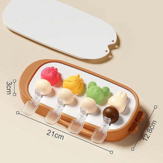 Formă de Patiserie Înghețată / Ice Lolly 21x12.8x3buc 1buc