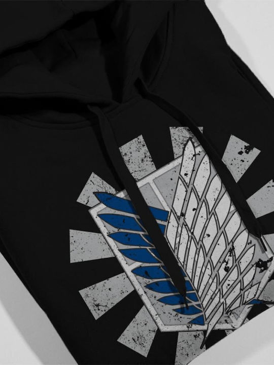 Pegasus Attack On Titan Hoodie Black