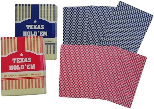 Pokeritems Texas Set Playing Cards 20pcs Plastic for Poker Blue