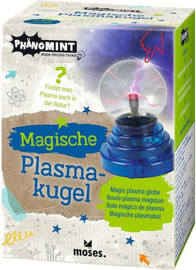 Moses Dekorative Lampe Plasma-Kugel Rot
