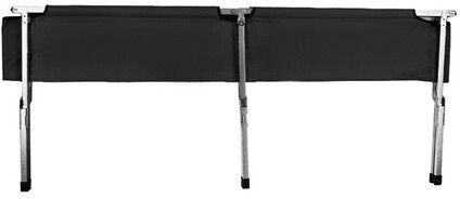 Pat Pliant Fără Saltea Single Negru 189x62.5x43cm