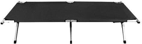 Pat Pliant Fără Saltea Single Negru 189x62.5x43cm
