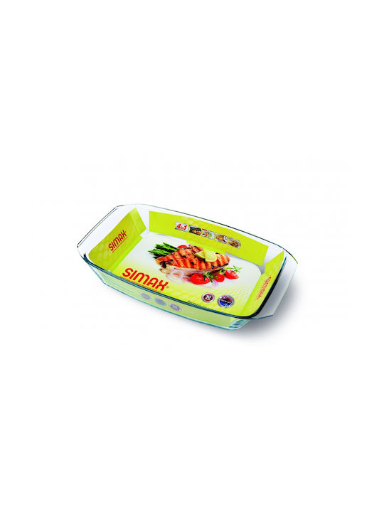 Simax Rectangular Vas de Gătit Rezistent la Căldură Individual Sticlă 350ml 1buc