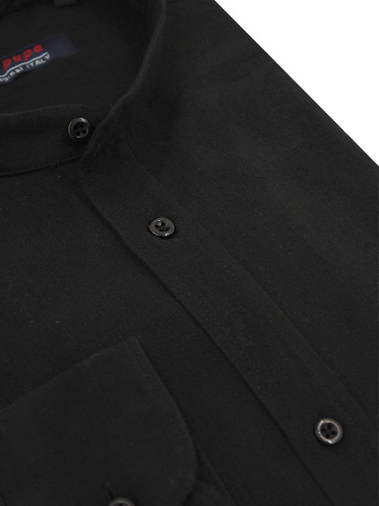 La Pupa Men's Shirt Linen Black