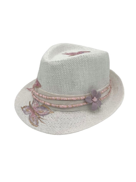 Children's hat Butterfly - White