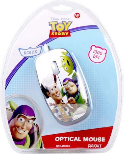 Toy Story DSY-MO195 Ενσύρματο Ποντίκι Πολύχρωμο