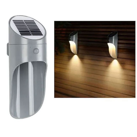 Wandmontierte Außenleuchte LED IP65 mit Kaltweiß Licht 23.5x9.1x8.6εκ.