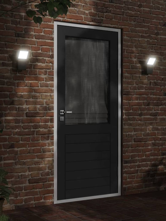 vidaXL Wall-Mounted Outdoor Light LED IP54 9W with Warm White Light 10x15x22εκ.