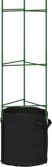 vidaxl Pflanzenständer mit Räder 6 Stück 116 cm aus Stahl Pp