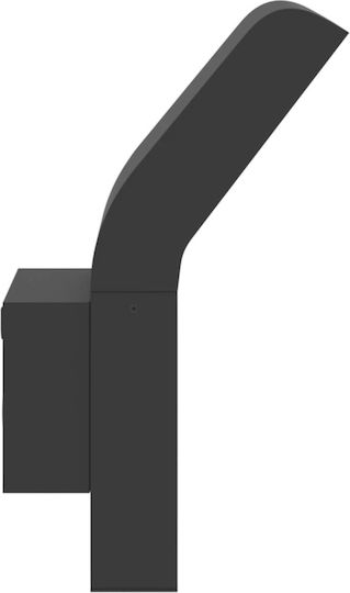 vidaXL Lumină de exterior montată pe perete LED IP54 9W cu Alb Cald Lumină 10x15x22εκ.