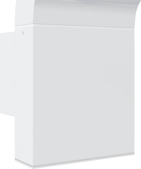 vidaXL Lumină de exterior montată pe perete LED IP54 9W cu Alb Cald Lumină 10x15x22εκ.
