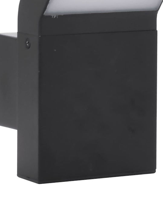 vidaXL Wall-Mounted Outdoor Light LED IP54 9W with Warm White Light 10x15x22εκ.