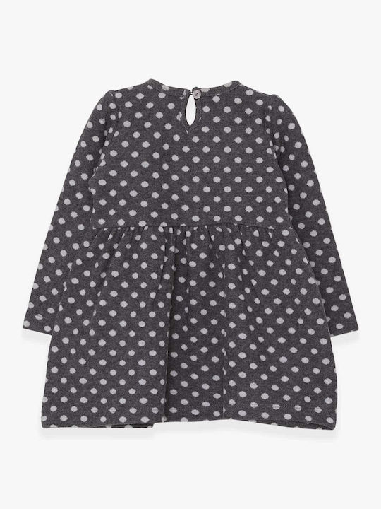 Trendy Shop Παιδικό Φόρεμα Πουά Μακρυμάνικο Polka Dot