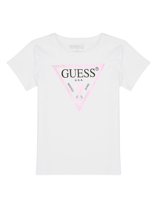 Guess Kinder-T-Shirt Weiß