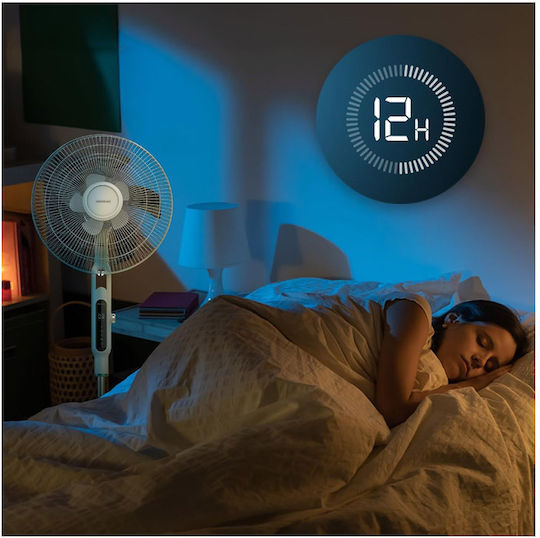 Cecotec EnergySilence 1600 Moskito Вентилатор Стоящ Вентилатор 65W с Дистанционно Бял