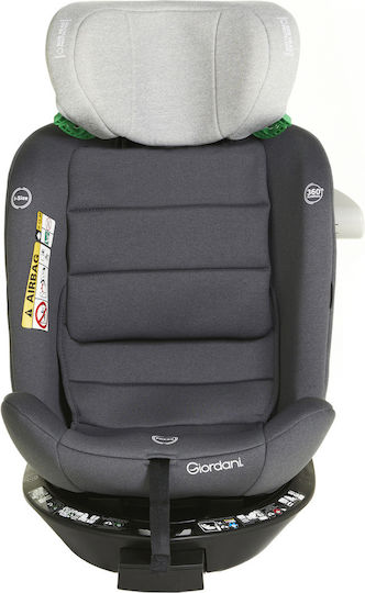 Giordani Crono Детско Столче за Кола i-Размер с Isofix Grey Light