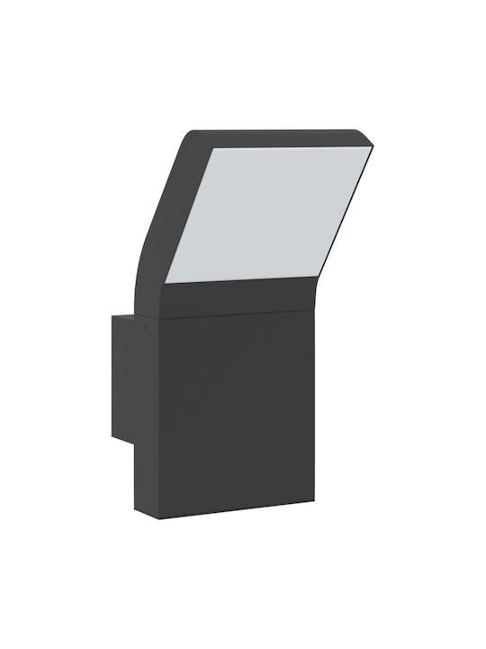 vidaXL Επιτοίχιο Εξωτερικό Φωτιστικό LED IP54 9W με Θερμό Λευκό Φως 10x15x22εκ.
