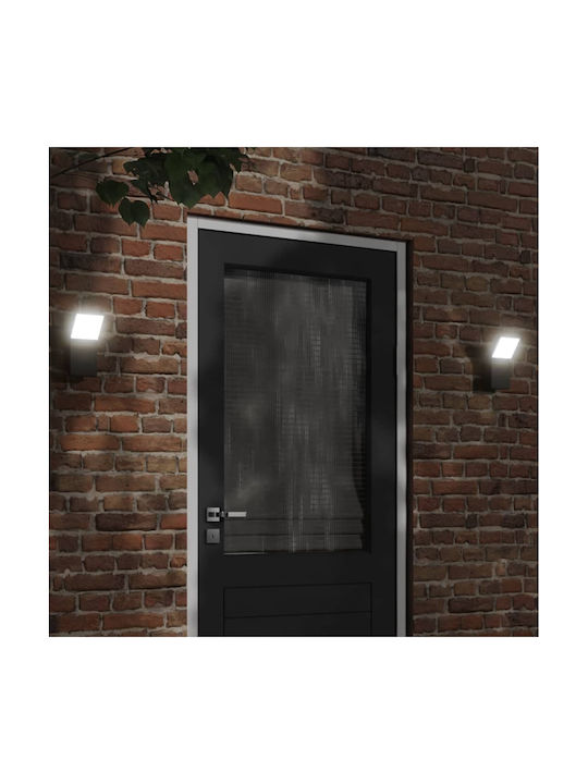 vidaXL Επιτοίχιο Εξωτερικό Φωτιστικό LED IP54 9W με Θερμό Λευκό Φως 10x15x22εκ.