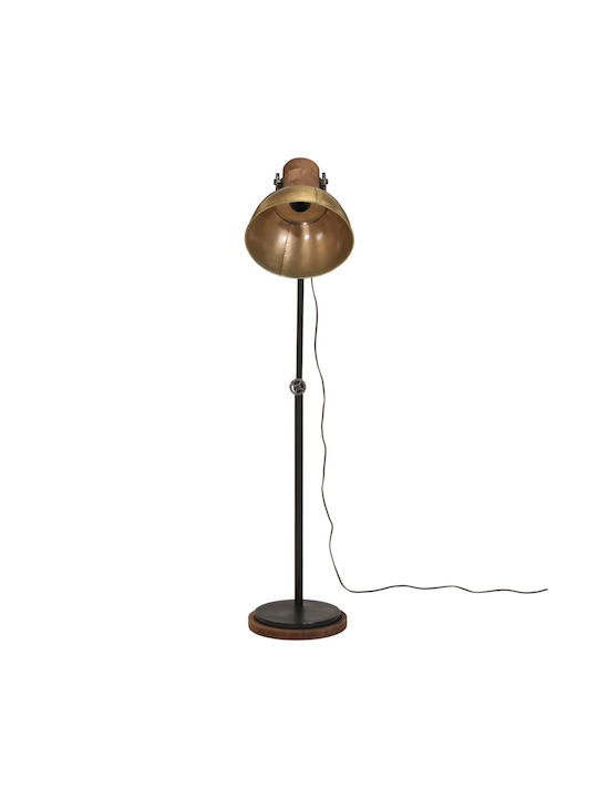 vidaXL Floor Lamp H100xW30cm. with Socket for Bulb E27 Bronze