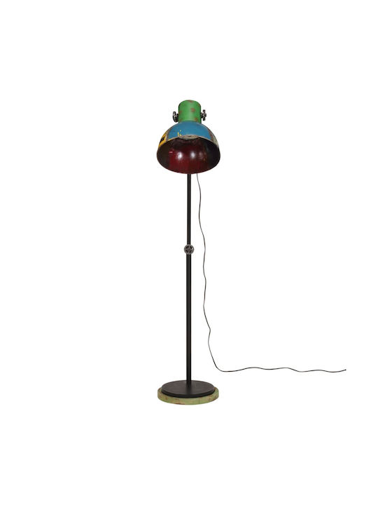 vidaXL Floor Lamp H100xW30cm. with Socket for Bulb E27 Multicolour