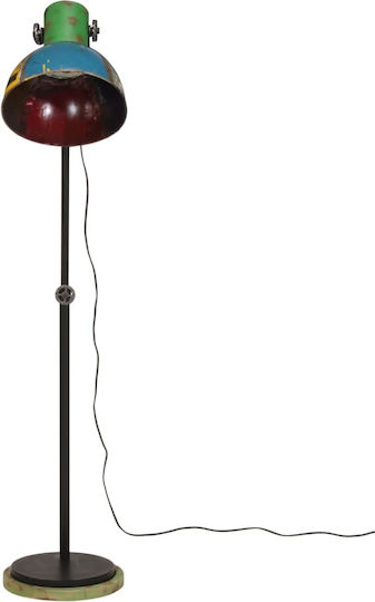 vidaXL Floor Lamp H100xW30cm. with Socket for Bulb E27 Multicolour