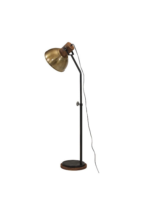vidaXL Floor Lamp H100xW30cm. with Socket for Bulb E27 Bronze