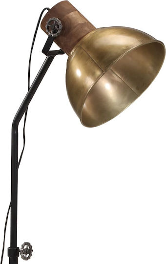 vidaXL Floor Lamp H100xW30cm. with Socket for Bulb E27 Bronze