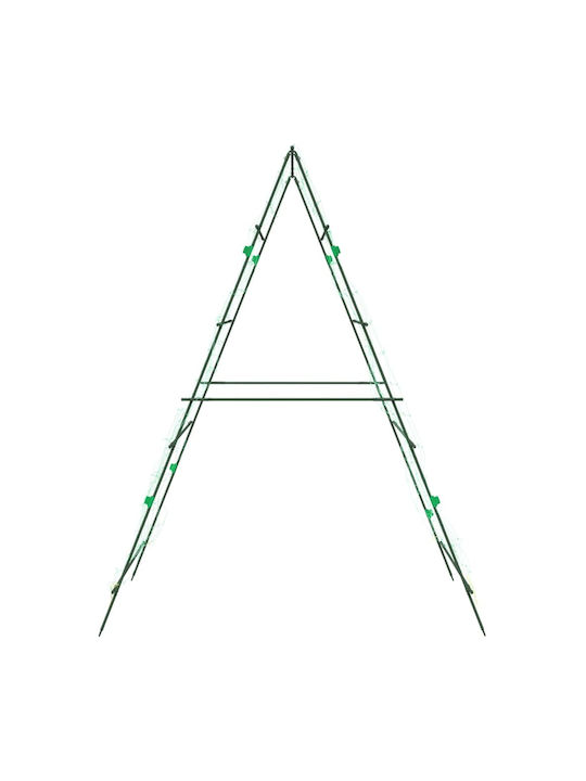 Metallic Trellis Green 10x10cm 2pcs