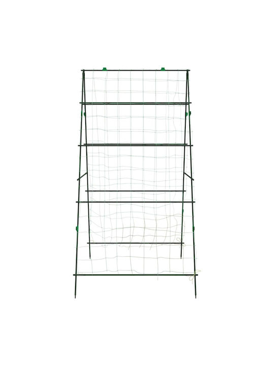 Metallic Trellis Green 10x10cm 2pcs